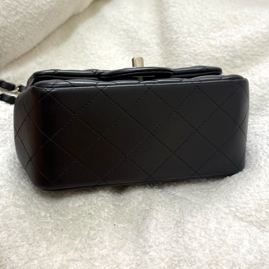 (澳門購證🇲🇴全配)Chanel 經典黑銀方胖子-4