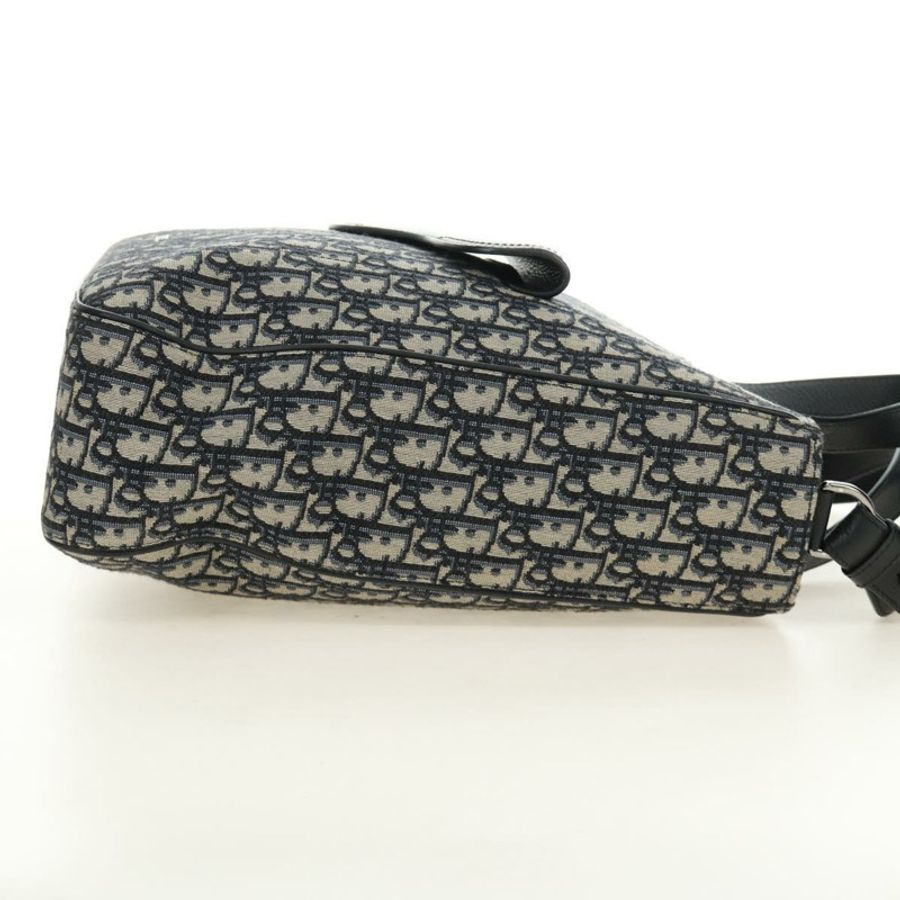 【日本直送】Christian Dior Trotter帆布手提包 2way Navy Silver Auth ki6683SAM-3