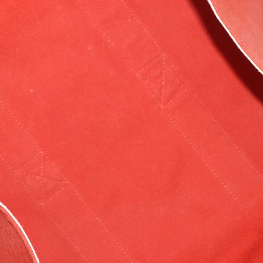 【日本直送】愛馬仕 Cannes MM 手提包,棉質,橙色,銀色,正品,貨號 179542A-9