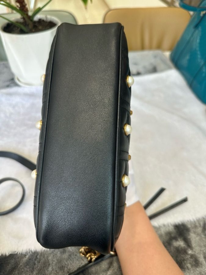 gucci 古馳珍珠眸釘相機包-2