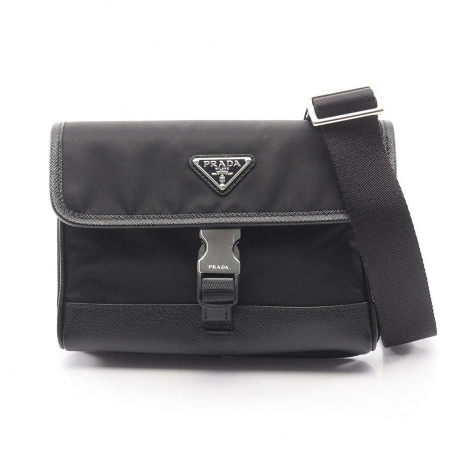 PRADA RE NYLON TESSUTO+SAFFIANO 智慧型手機包 2ZH1082DMHF0002-0