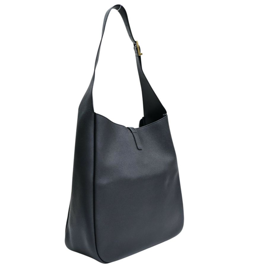 黑色 牛皮 LE 5 A 7 肩背包【SAINT LAURENT YSL 聖羅蘭】 753837-1