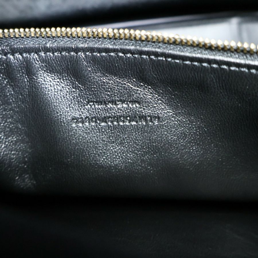 黑色 牛皮 LE 5 A 7 肩背包【SAINT LAURENT YSL 聖羅蘭】 753837-5