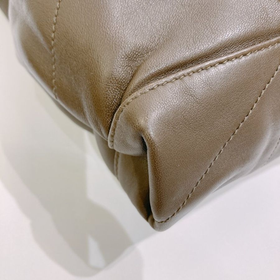 TW4901	Saint Laurent 聖羅蘭鍊帶單肩包包 Jamie Shopping Tote Bag Small Lambskin Dark Green-7
