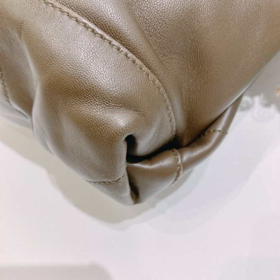 TW4901	Saint Laurent 聖羅蘭鍊帶單肩包包 Jamie Shopping Tote Bag Small Lambskin Dark Green-8