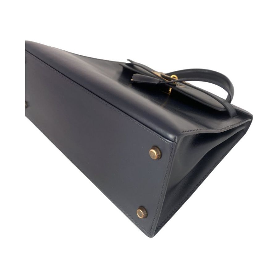 愛馬仕 Hermes Kelly 28 Sellier Box Calf 午夜藍(Navy)金扣 GHW 凱莉28 中古-4