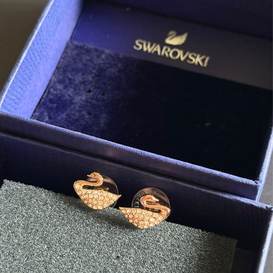 Swarovski 經典天鵝耳環🦢-2