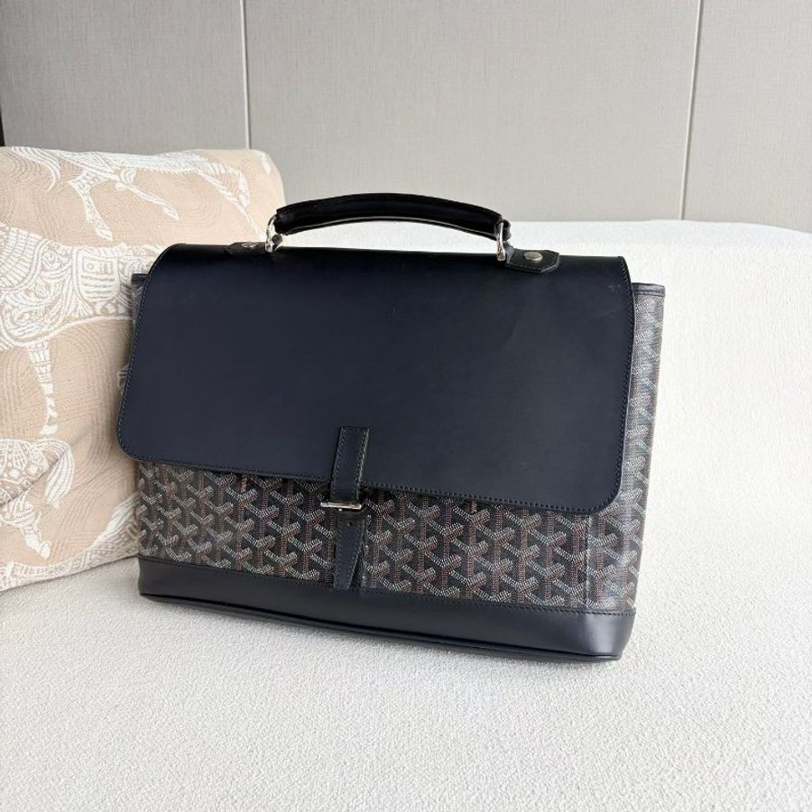 Goyard Citadin 黑色公事包 38*28*8.5 98新配件塵袋-2
