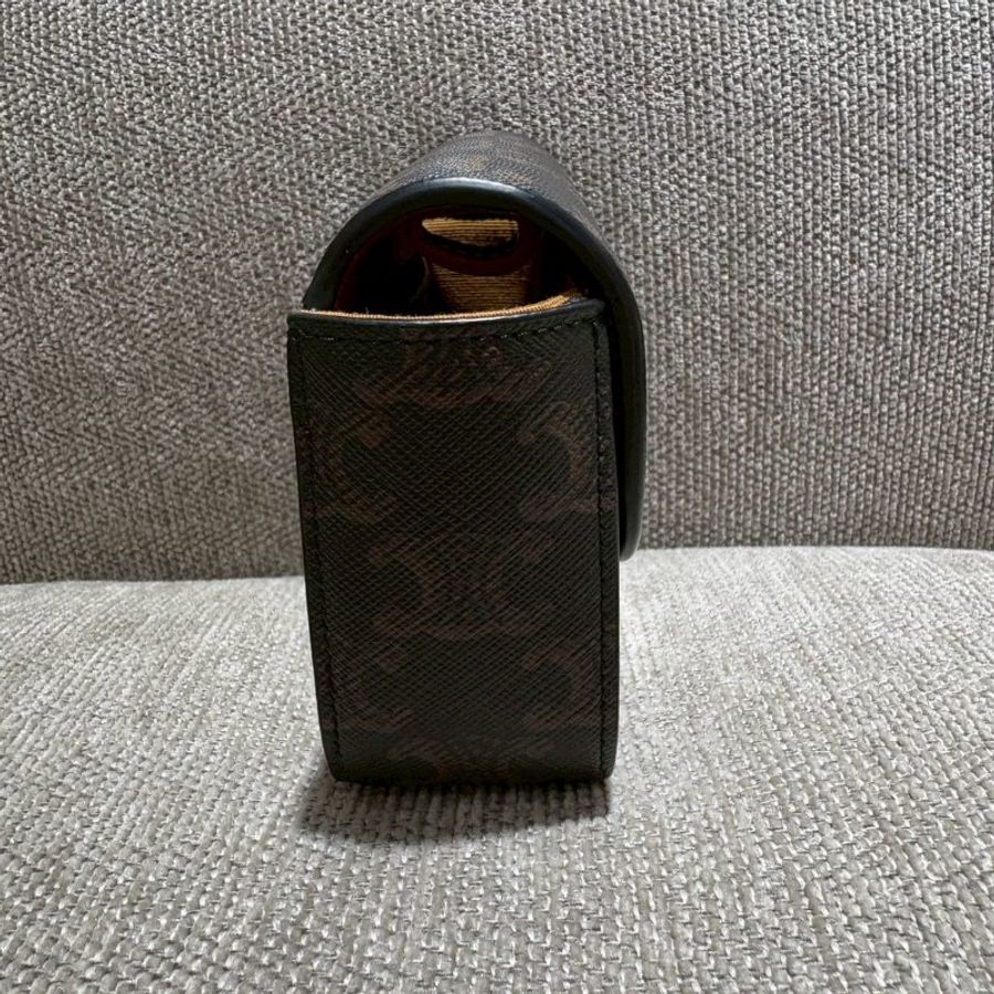CELINE   Claude Triomphe迷你老花凱旋門斜背包-4