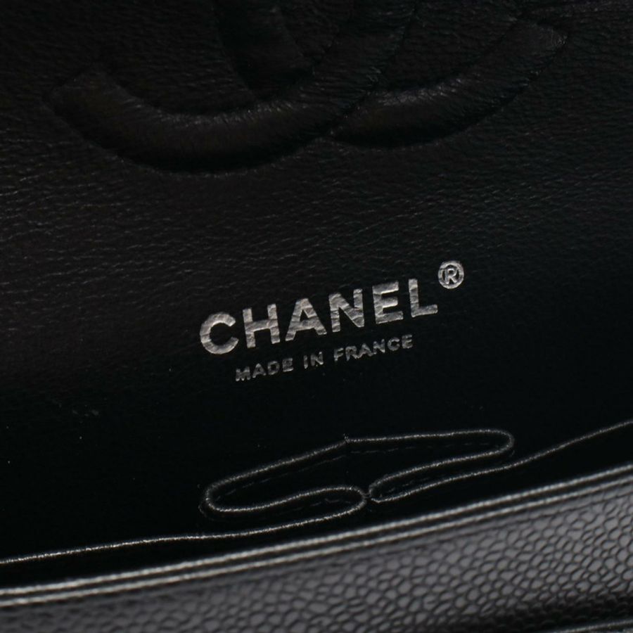 香奈兒 (CHANEL) 絎縫雙蓋鏈條肩背包 A01112 皮革 BK SHW 二手-3