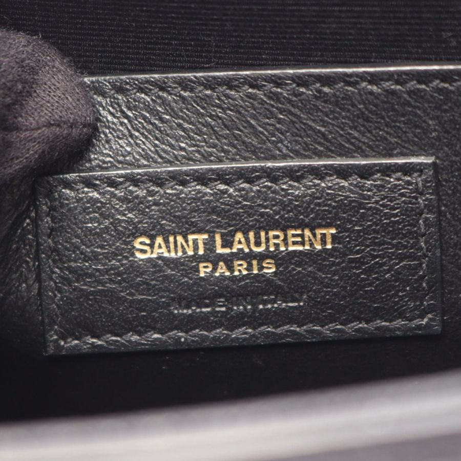 SAINT LAURENT PARIS KATE 小號鏈條單肩包 474366BOW0J1000 皮革 黑色-3