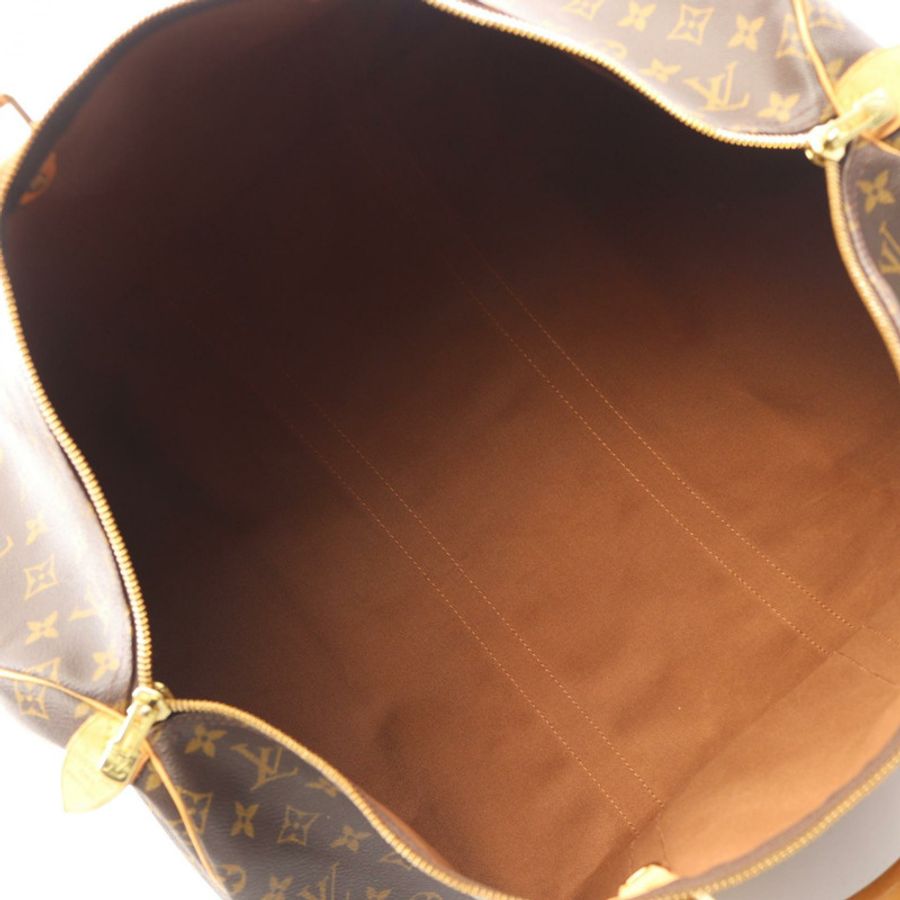 路易威登 Keepall 55 旅行手提包 M41424 Monogram 皮革 棕色 二手-2