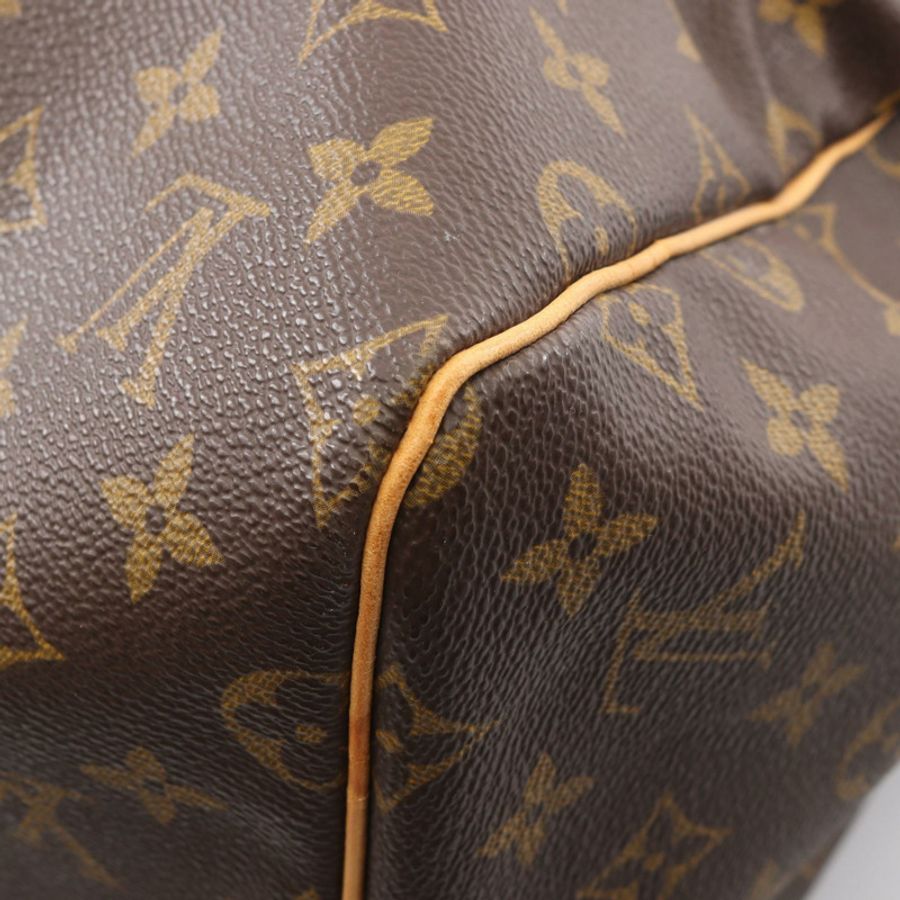 路易威登 Keepall 55 旅行手提包 M41424 Monogram 皮革 棕色 二手-7