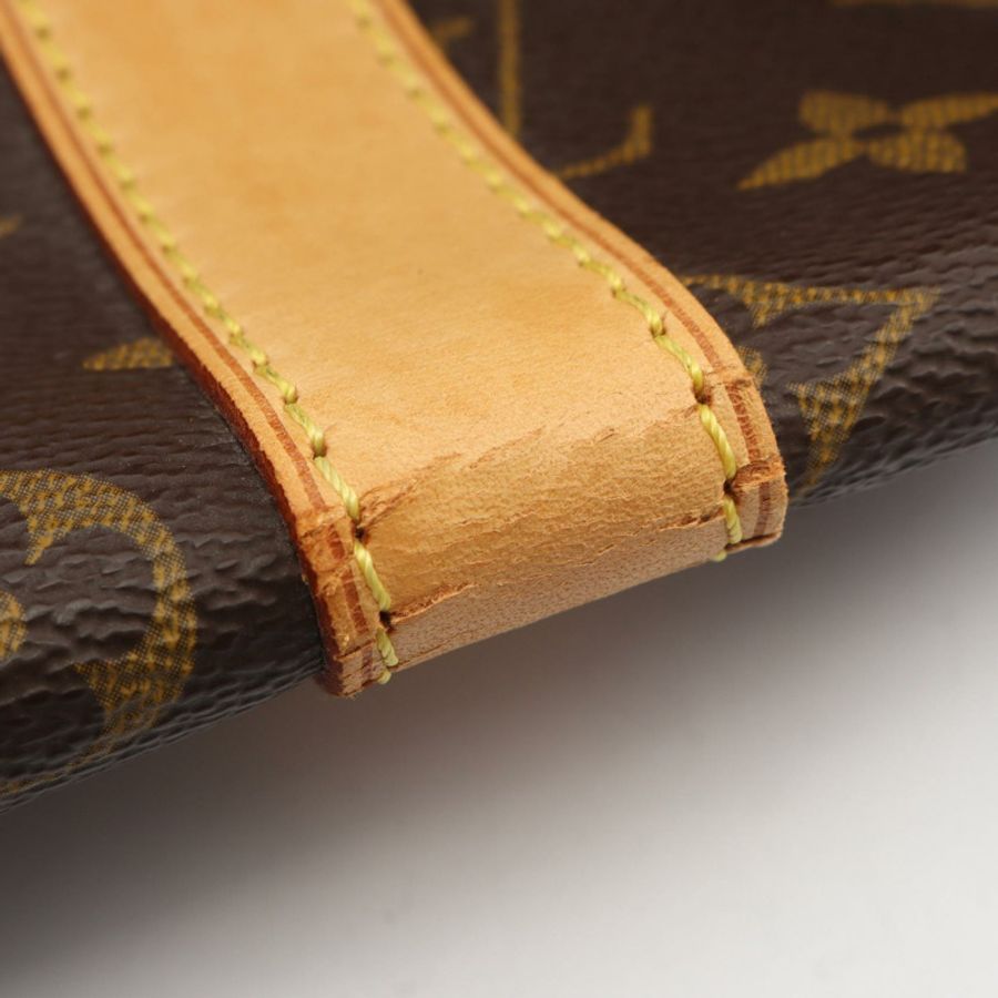 路易威登 Keepall 55 旅行手提包 M41424 Monogram 皮革 棕色 二手-9