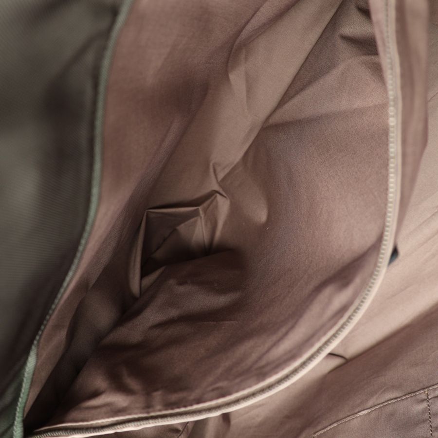 綠色 羊皮 帆布 Mixed Media 手提包【BOTTEGA VENETA BV 寶緹嘉】-3