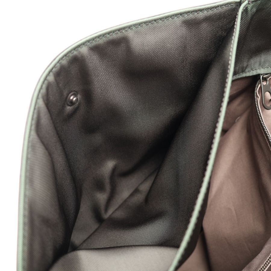 綠色 羊皮 帆布 Mixed Media 手提包【BOTTEGA VENETA BV 寶緹嘉】-4