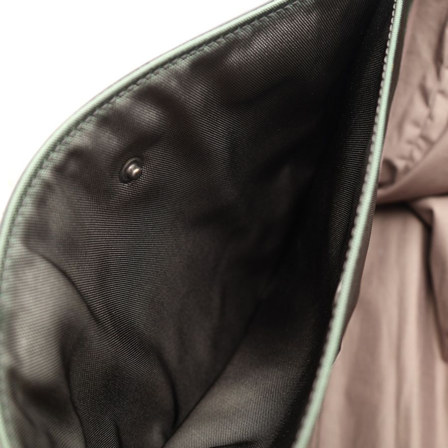 綠色 羊皮 帆布 Mixed Media 手提包【BOTTEGA VENETA BV 寶緹嘉】-5