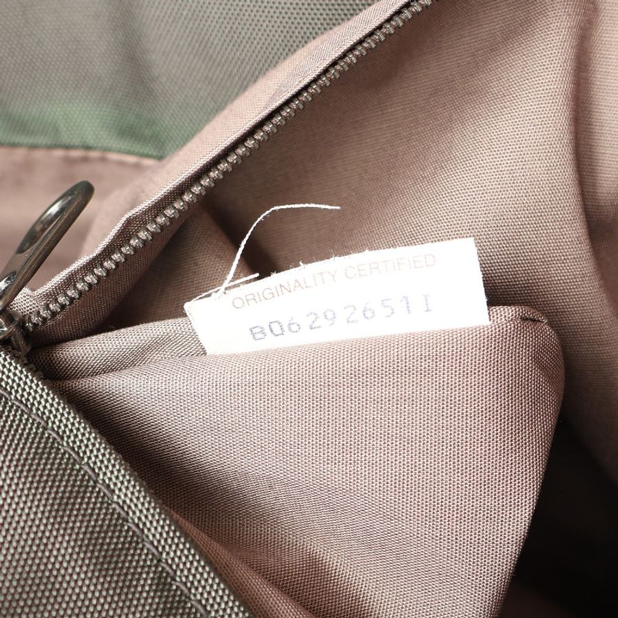 綠色 羊皮 帆布 Mixed Media 手提包【BOTTEGA VENETA BV 寶緹嘉】-8