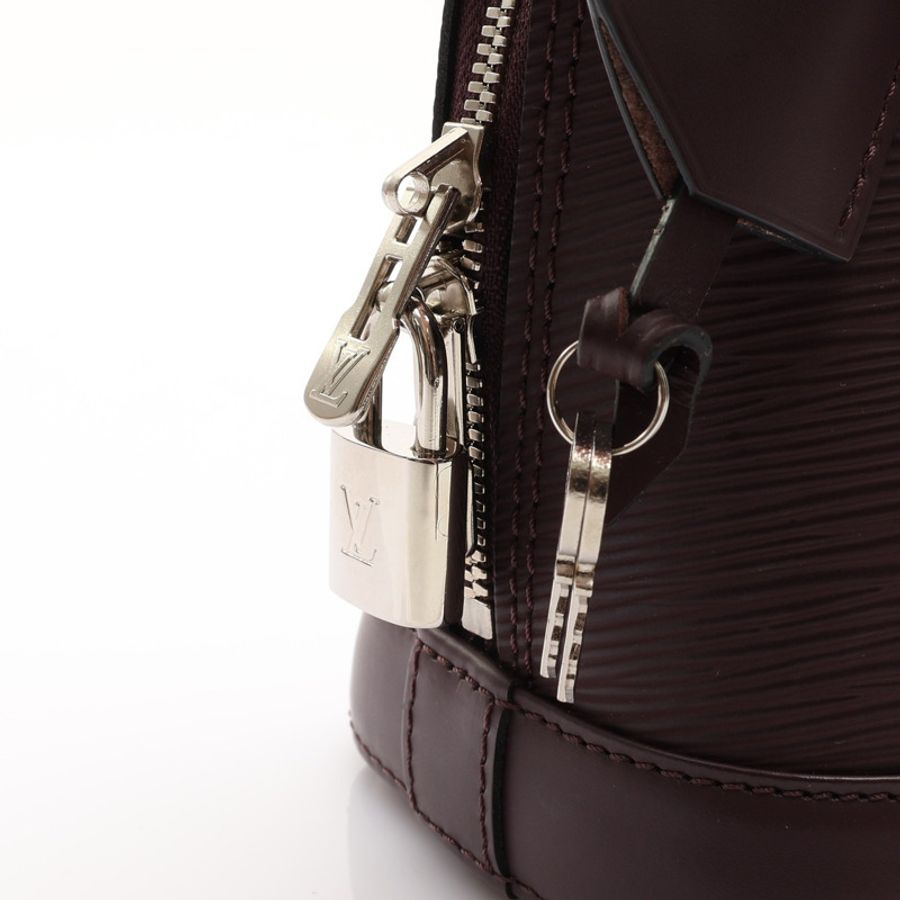 紫色 Epi水波紋 牛皮 Alma BB 兩用包【LOUIS VUITTON LV 路易威登】 M40855-7