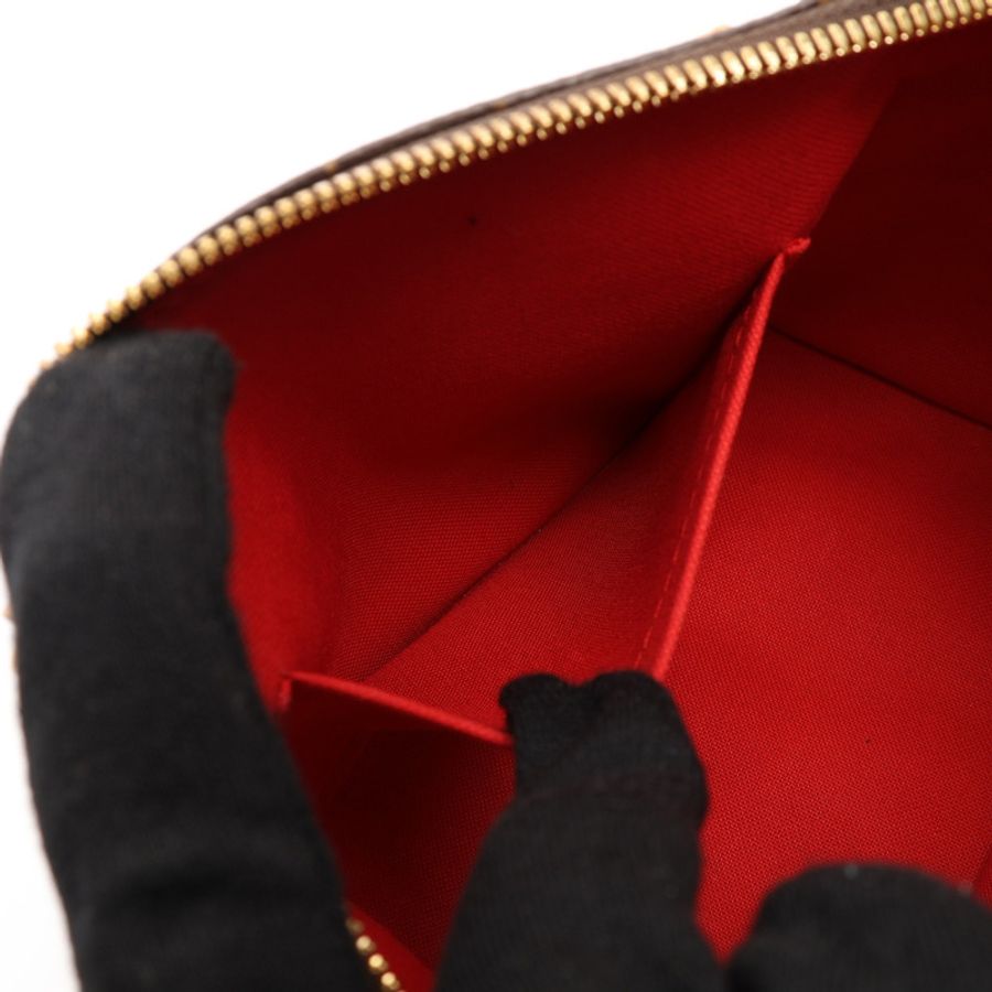 棕色 原花帆布 Speedy Bandouliere 20 兩用包【LOUIS VUITTON LV 路易威登】 M46222-3