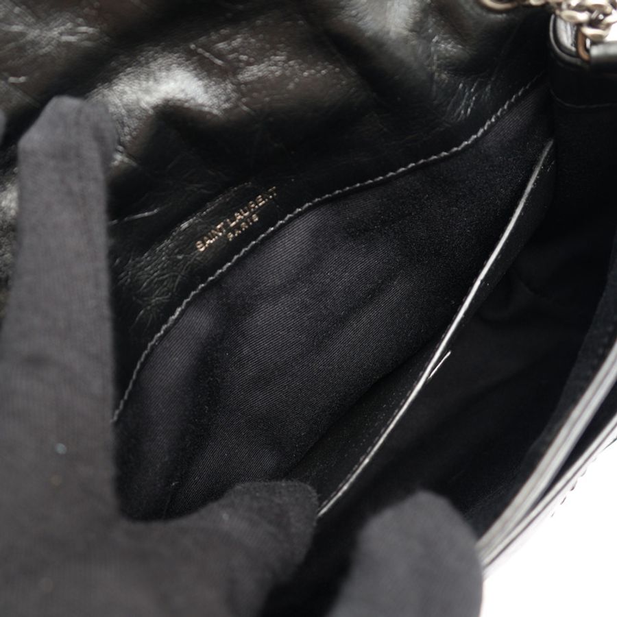 黑色 牛皮 Niki Baby 肩背包【SAINT LAURENT YSL 聖羅蘭】 633160-3