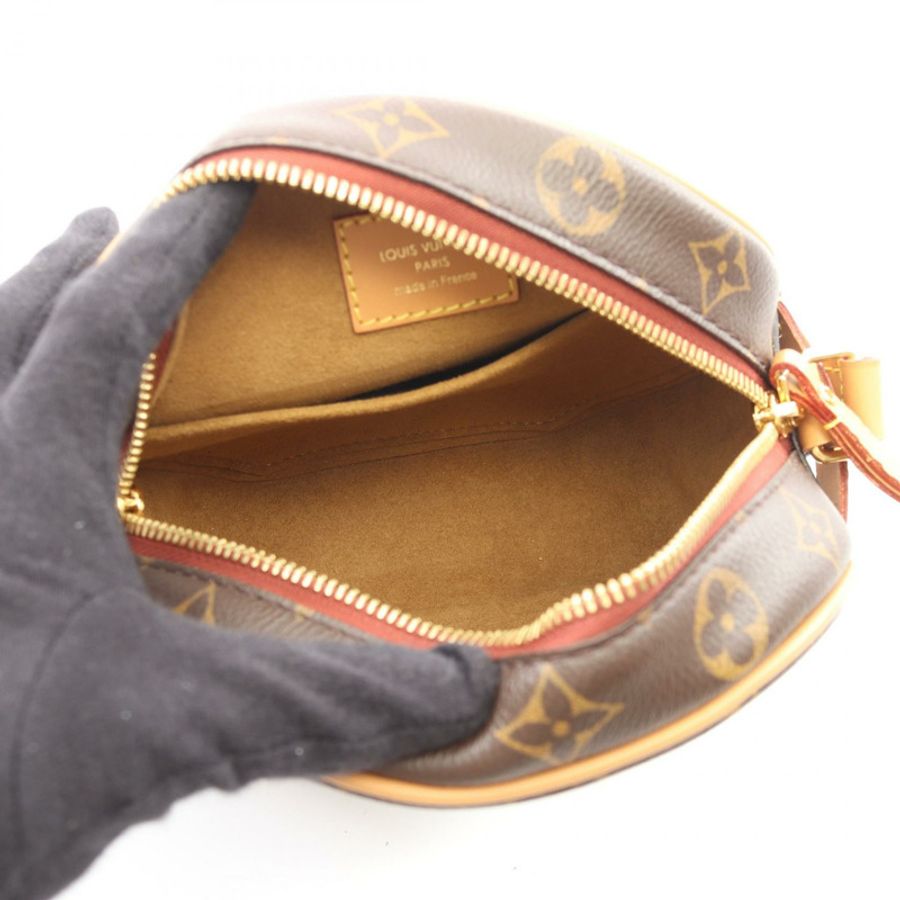 路易威登 Boit Chapeau Souple PM 單肩包 M45149 Monogram 皮革 棕色-2