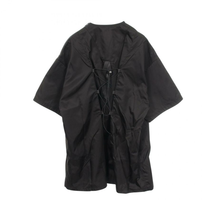 PRADA Re-Nylon 三角 Logo 短袖連身裙,黑色尼龍材質,#38,二手女款-1