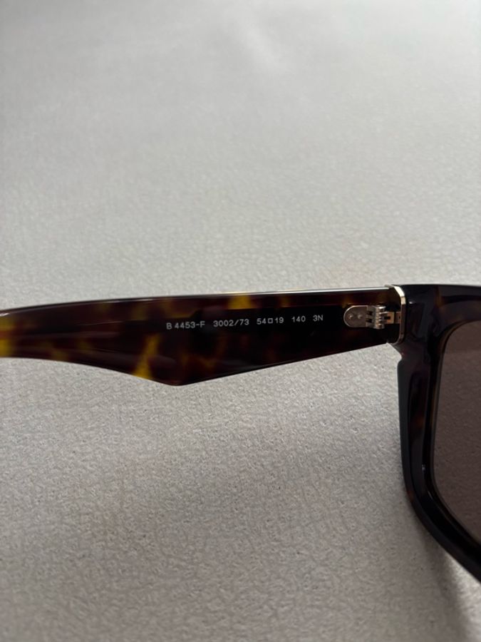Burberry 方型膠框太陽眼鏡墨鏡4453F 琥珀色-5