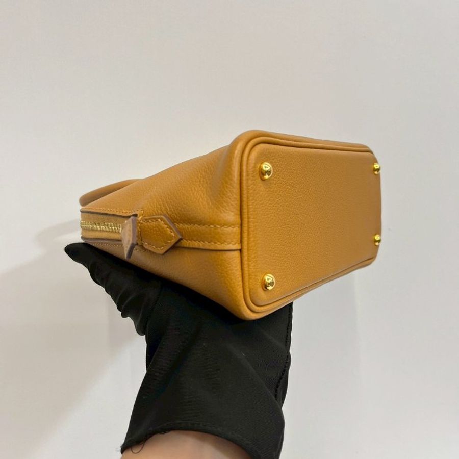 Hermes mini bolide 焦糖色-8