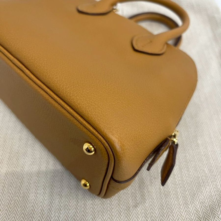 Hermes mini bolide 焦糖色-13