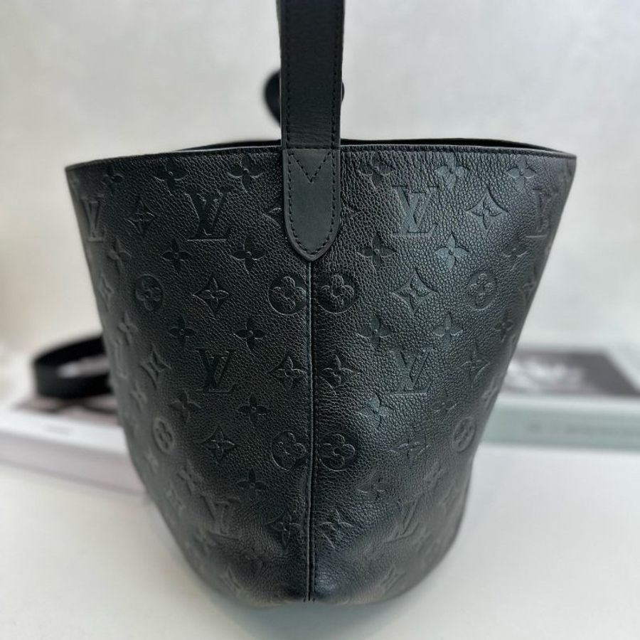 近新品 路易威登/Louis Vuitton 老花全皮ALL IN BB 大號水桶肩背包-3
