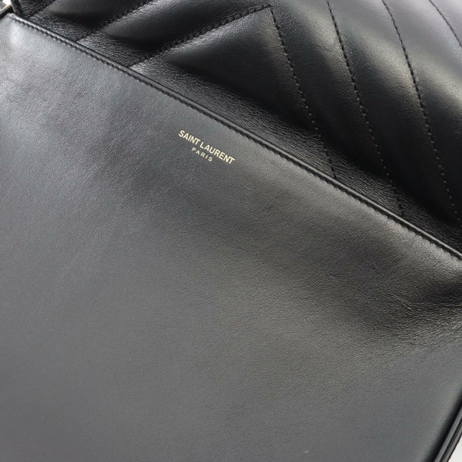 SAINT LAURENT PARIS JOAN 斜背包單肩包 579583 黑色皮革 二手 女士-6
