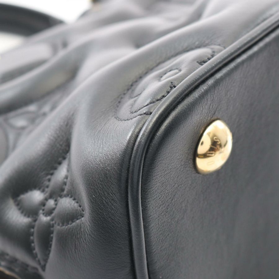 路易威登 Alma Soft BB 肩斜背包 M59793 黑色皮革 二手-4