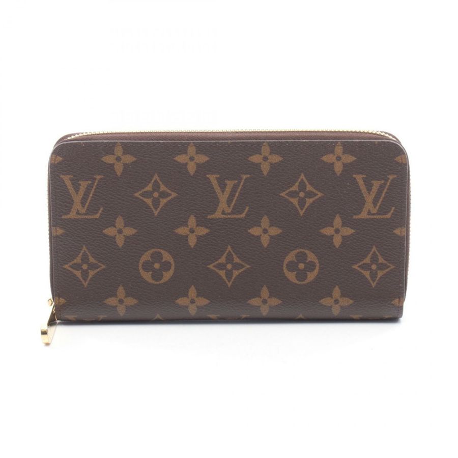 路易威登 Zippy 長版皮夾 M41895 Monogram 圖案,玫紅色,二手女士-0