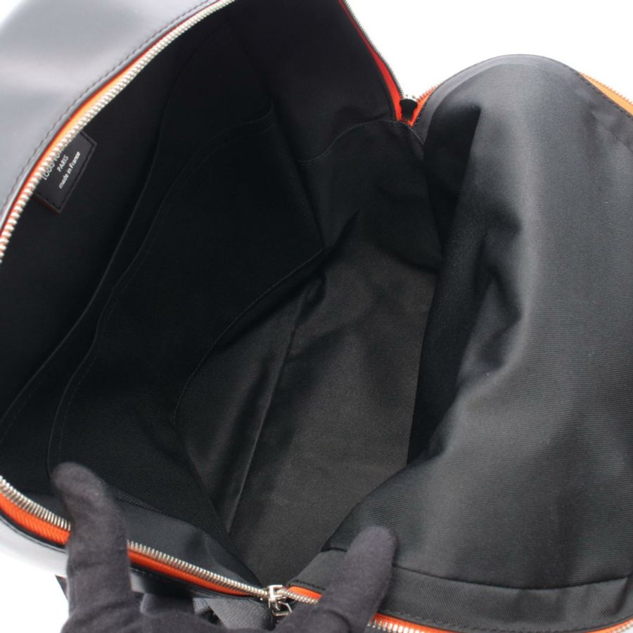 路易威登 Josh 雙肩包 N42403 Damier 石墨色皮革 黑色 橙色-2