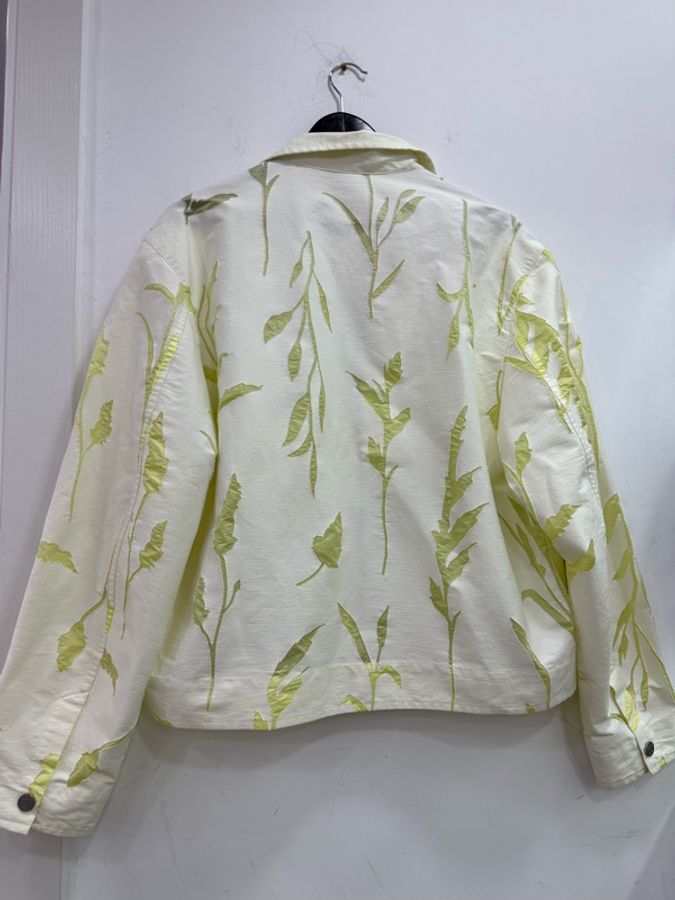 Hermes 薄款樹葉短牛仔外套 48碼-1