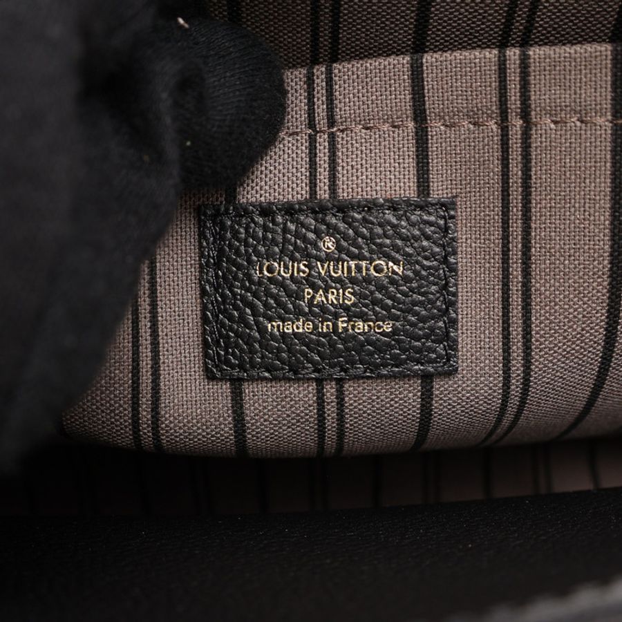黑色 原花 牛皮 壓紋 Montaigne MM 兩用包【LOUIS VUITTON LV 路易威登】 M41048-6