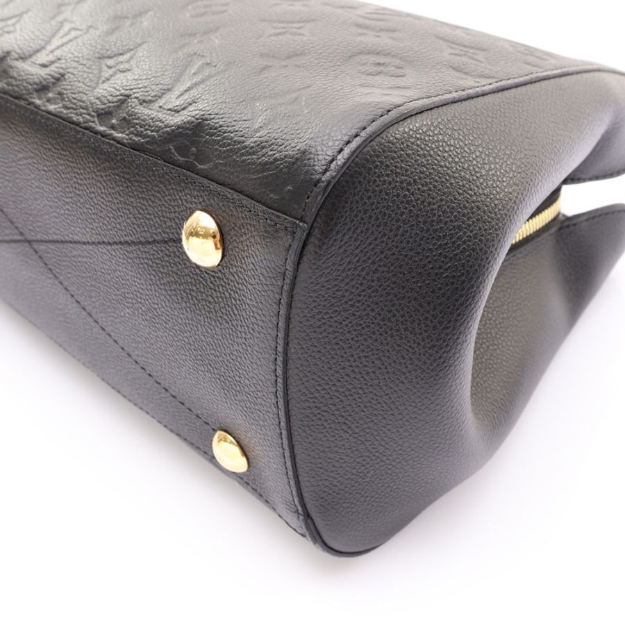 黑色 原花 牛皮 壓紋 Montaigne MM 兩用包【LOUIS VUITTON LV 路易威登】 M41048-12