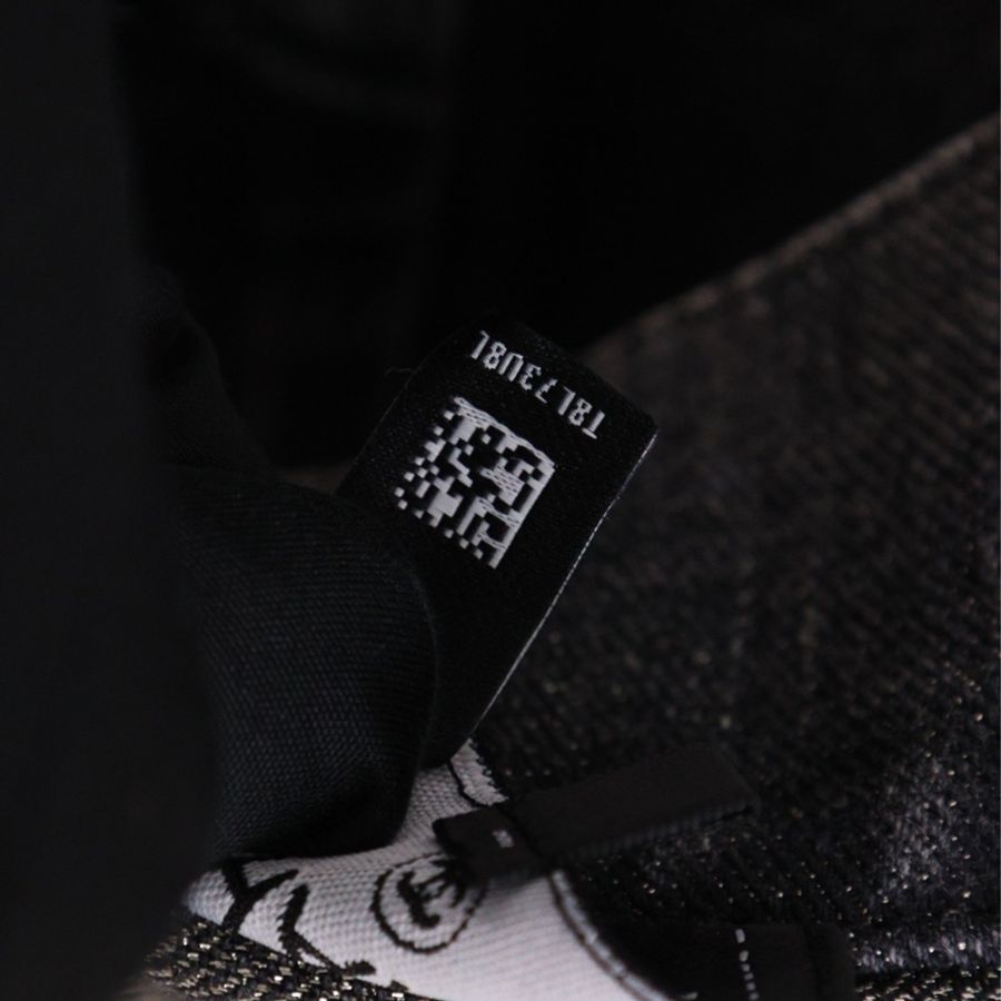 Chanel 23C灰色丹宁字母logo半裙-20