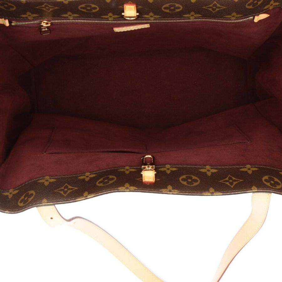 路易威登 Voltaire Monogram 帆布手提包,M41208 棕色,女士 LOUIS VUITTON-6