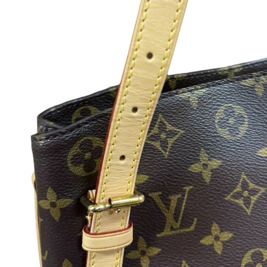 路易威登 Voltaire Monogram 帆布手提包,M41208 棕色,女士 LOUIS VUITTON-9