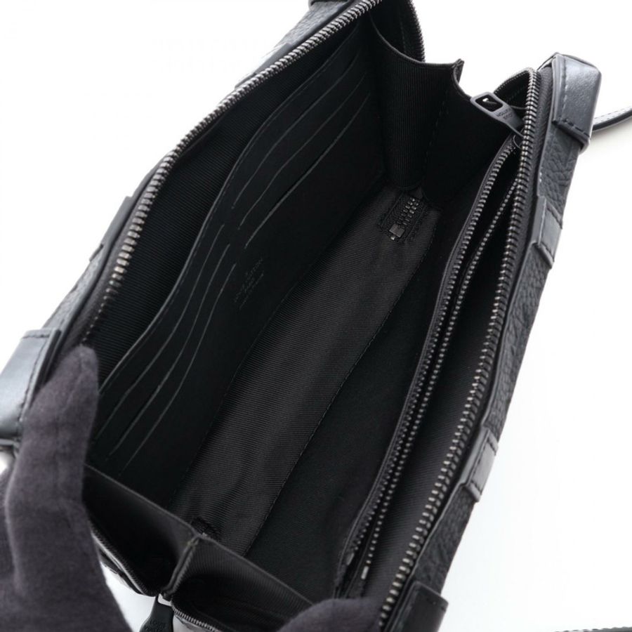 路易威登 Soft trunk 皮夾單肩斜背包 M80224 Monogram Taurillon-2