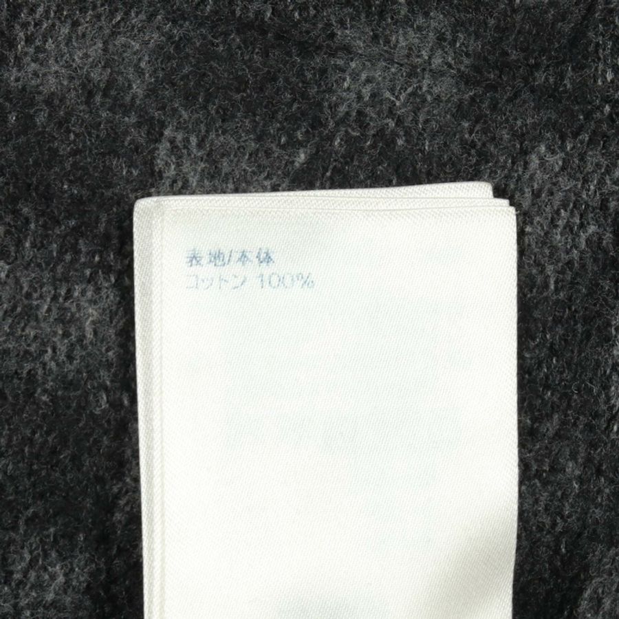 路易威登 Damier 提花拉鍊短版外套 #S 棉灰色 二手男款-3