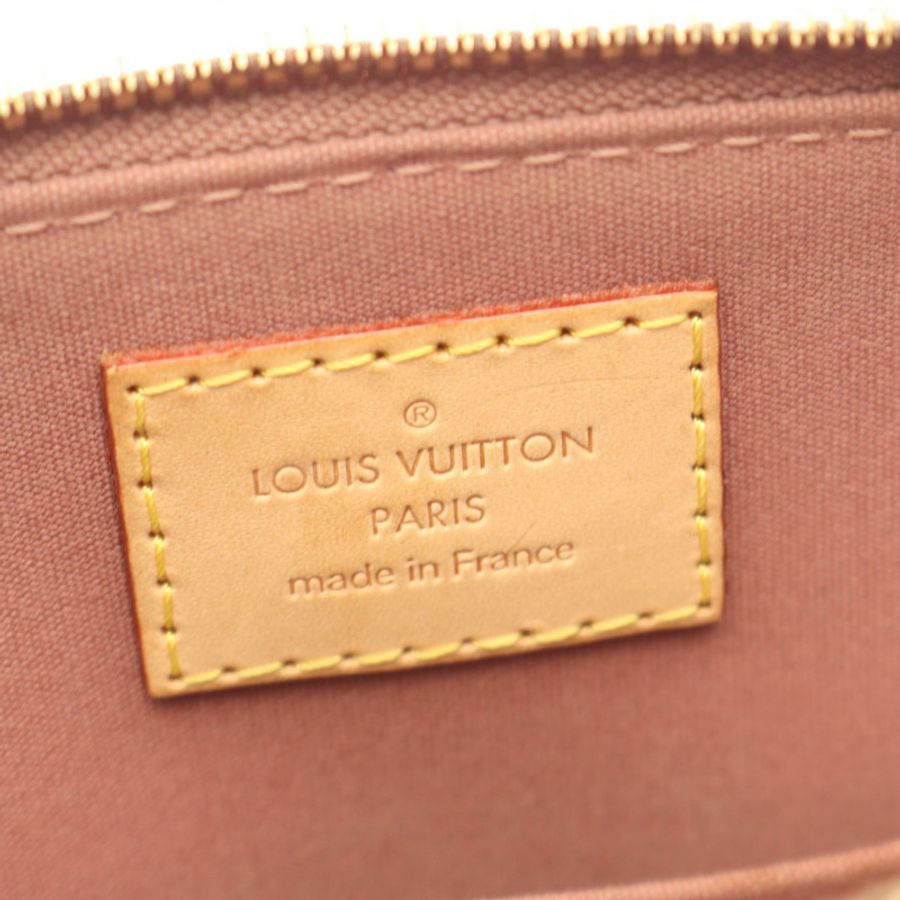 LOUIS VUITTON Alma BB 單肩斜背包手提包 M91585 Vernis Rose Velours-3