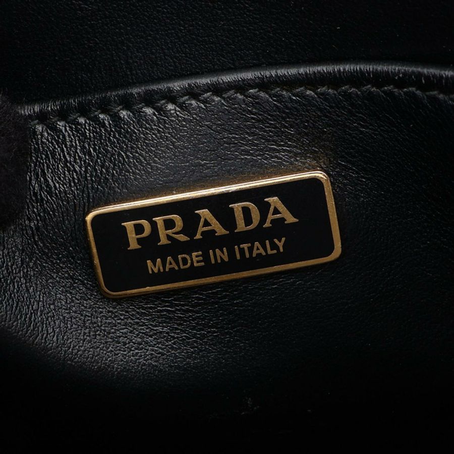 PRADA TRIANGOLO JACQUARD 符號刺繡迷你兩用手袋 1BA355 帆布-3