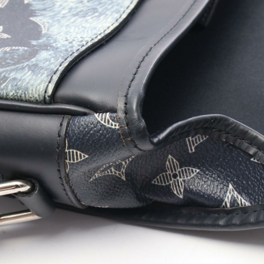路易威登 Messenger PM 單肩包 M54248 Monogram Savannah 皮革 海軍藍-7