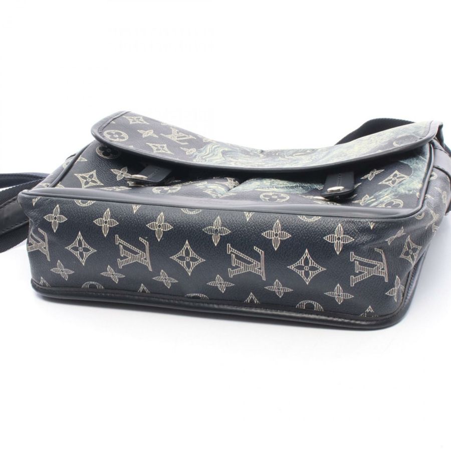 路易威登 Messenger PM 單肩包 M54248 Monogram Savannah 皮革 海軍藍-12