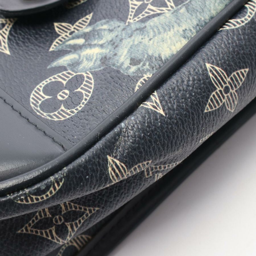 路易威登 Messenger PM 單肩包 M54248 Monogram Savannah 皮革 海軍藍-13
