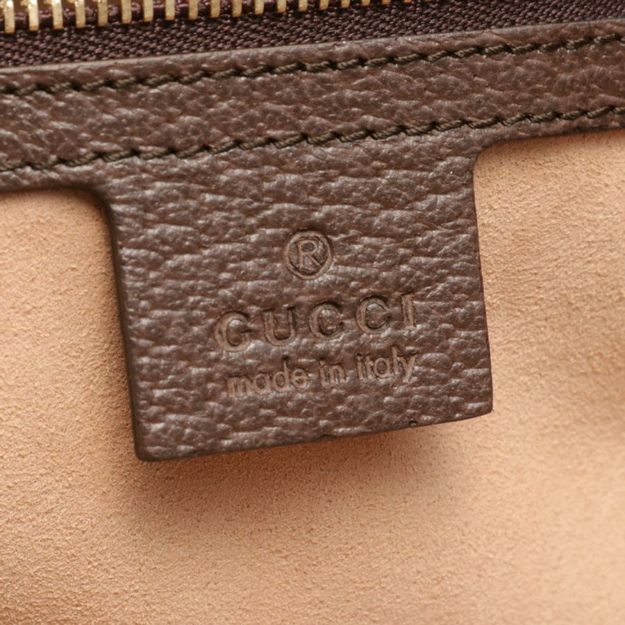 GUCCI 中型托特包 63168596IWB8745 帆布皮革 米色 棕色 多色 全新-3