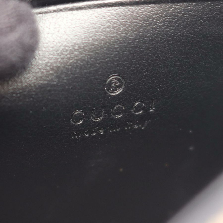 GUCCI GG Marmont 鏈條單肩包 837745AAET81000 黑色皮革 全新 女士-3